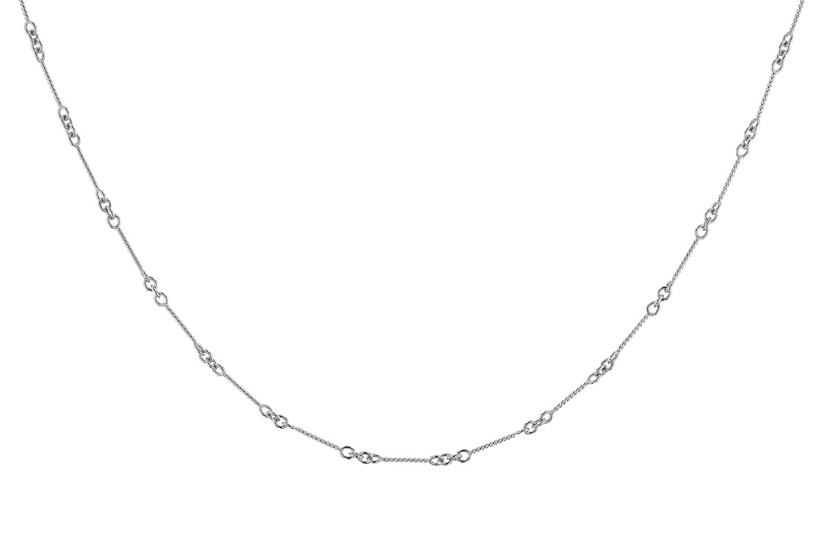 A328-32895: TWIST CHAIN (8IN, 0.8MM, 14KT, LOBSTER CLASP)