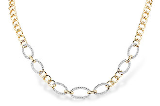 C328-29222: NECKLACE 1.12 TW (17")(INCLUDES BAR LINKS)