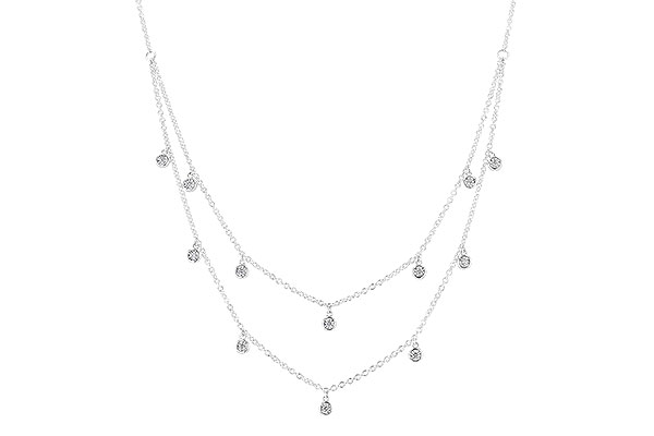 G328-28349: NECKLACE .22 TW (18 INCHES)