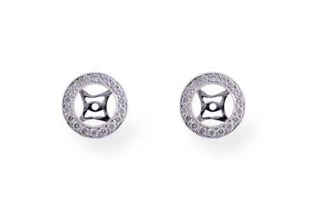 H238-32840: EARRING JACKET .32 TW (FOR 1.50-2.00 CT TW STUDS)