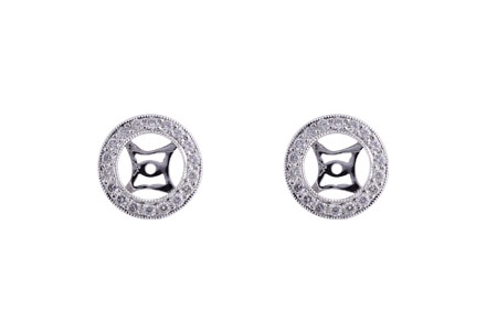 H238-32840: EARRING JACKET .32 TW (FOR 1.50-2.00 CT TW STUDS)