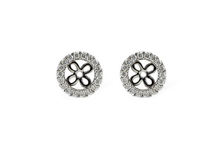 M241-94649: EARRING JACKETS .24 TW (FOR 0.75-1.00 CT TW STUDS)