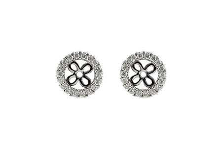 M241-94649: EARRING JACKETS .24 TW (FOR 0.75-1.00 CT TW STUDS)