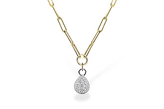 B328-27449: NECKLACE 1.26 TW (17 INCHES)