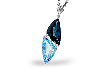D329-20140: NECK 6.87 BLUE TOPAZ 6.97 TGW