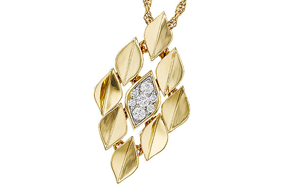 D330-09240: NECKLACE .15 TW