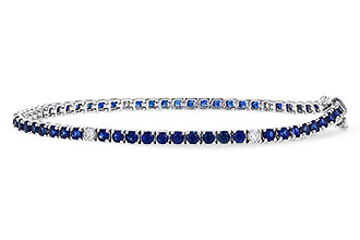 E329-19249: BRACELET 3.27 TW SAPP 3.52 TGW (7")