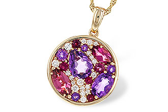 E329-24722: NECK 1.83 TW SEMI-PRECIOUS (P.TOUR, AMY) 2.00 TGW