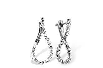 F330-09231: EARRINGS .50 TW