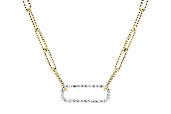 G328-27449: NECKLACE .50 TW (17 INCHES)