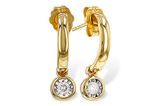 H329-24685: EARRINGS .10 TW