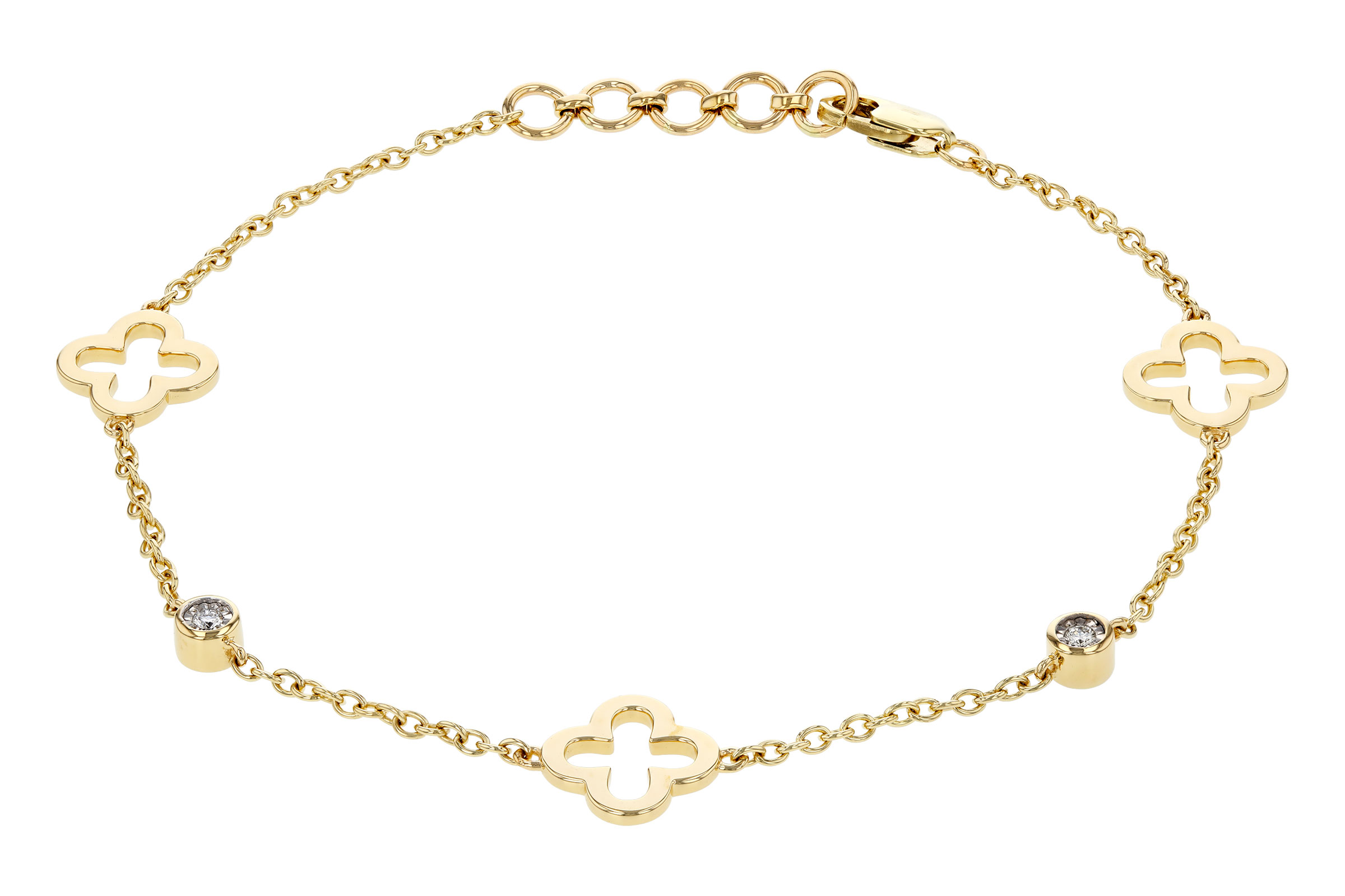 H330-10140: BRACELET .06 TW (7.25")
