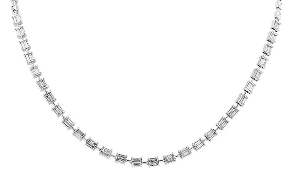 K328-31031: NECKLACE 2.02 TW BAGUETTE