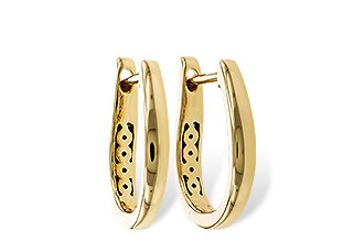 K329-23794: GOLD EARRINGS (15MM)