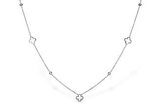 L329-20140: NECKLACE .20 TW (18")
