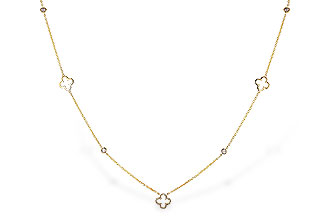 L329-20140: NECKLACE .20 TW (18")